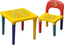 ABC Alphabet Plastic Table &
