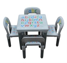 KIDS TABLE AND CHAIR SET ABC