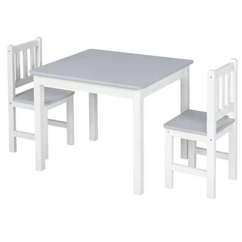 Homcom kids table and chairs - table,