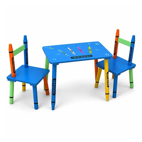 New childrens wooden - childrens, crayon