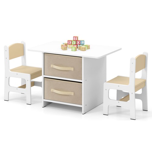 Kids table and chair - table,