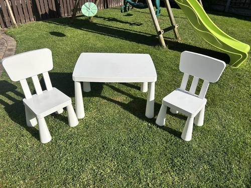 Ikea kids table and chair - kids,